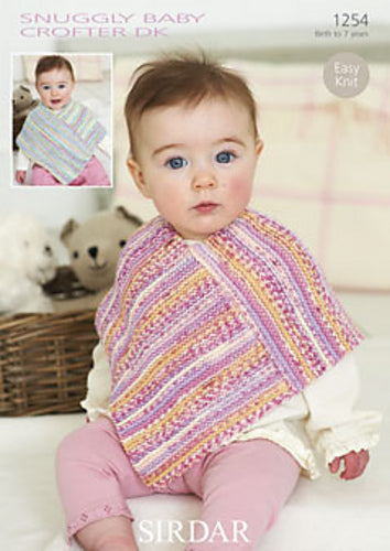 Sirdar - Snuggly Baby Crofter DK - Ponchos - 1254