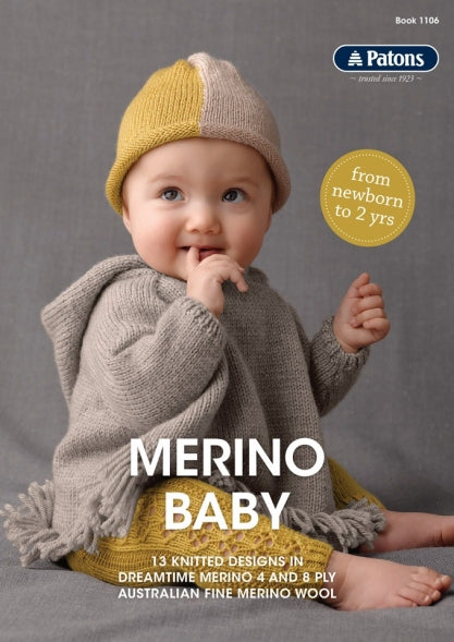 Patons Pattern Book - Merino Baby - 1106