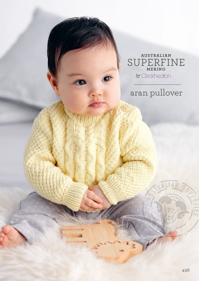 Cleckheaton - Aran Pullover - 436