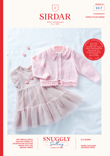 Sirdar - Snuggly Soothing - Lace Cardigan - 5317