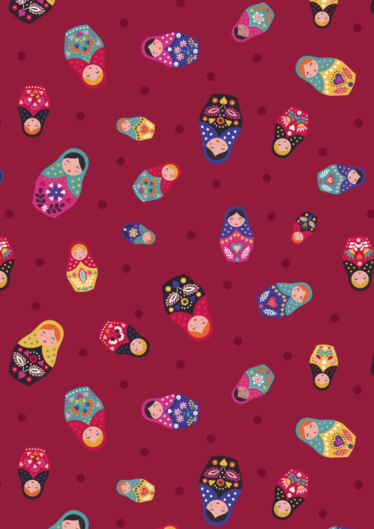 Lewis & Irene - Matryoshka - Red - #A566-2
