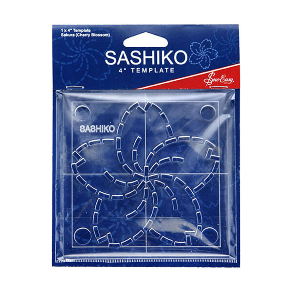 SASHIKO TEMPLATE 4 IN' CHERRY BLOSSOM