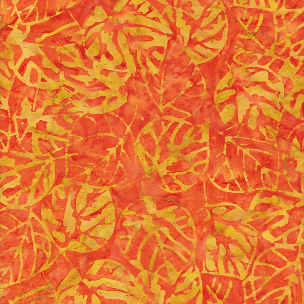 Birch Fabrics - Batik Fabric - Orange - #11506
