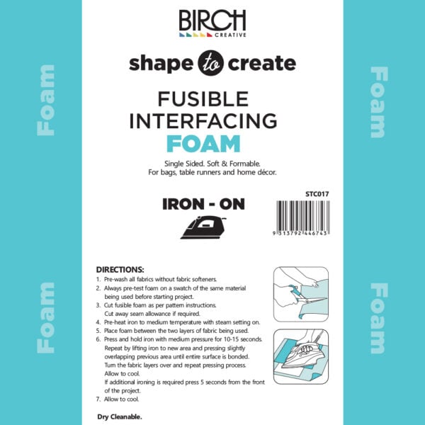 SHAPE TO CREATE - Fusible Interfacing - Foam