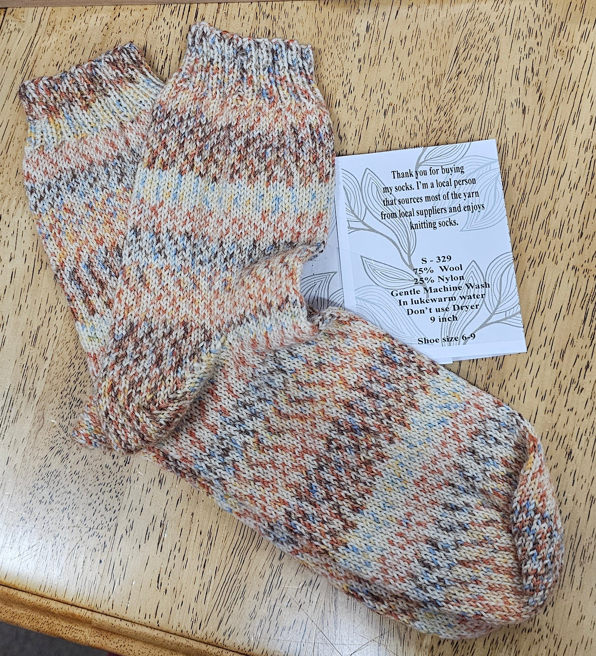Knitted Socks S329