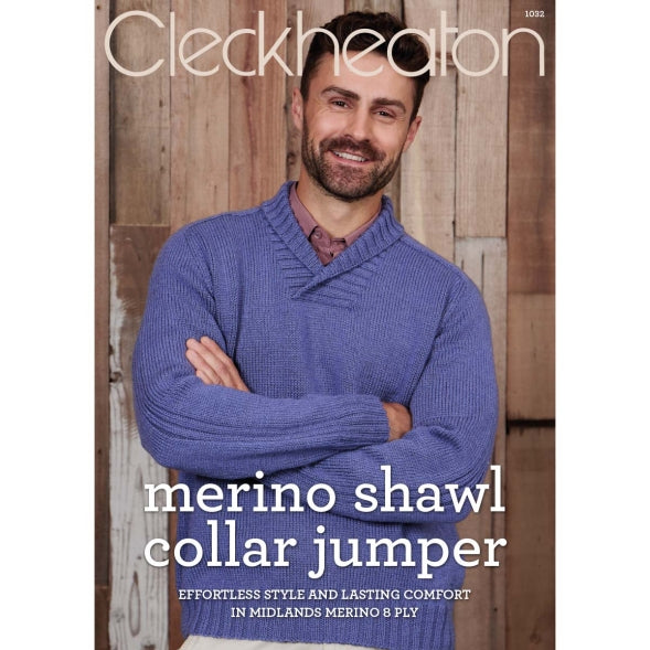 Cleckheaton - Merino Shawl Collar Jumper - 1032