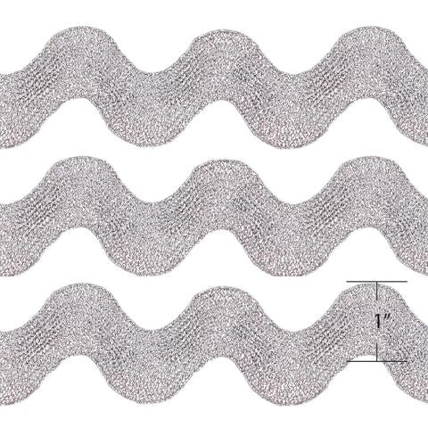 Ric Rac - 1" - Metallic