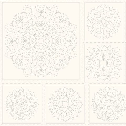 Devonstone Collection - Mandala Sashiko Panel - #DV4060