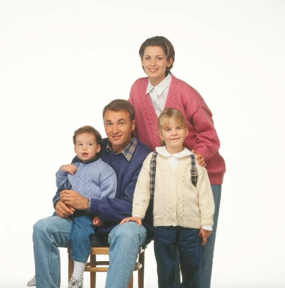 PT 8052 - Family Set Jumper and Cardigan
