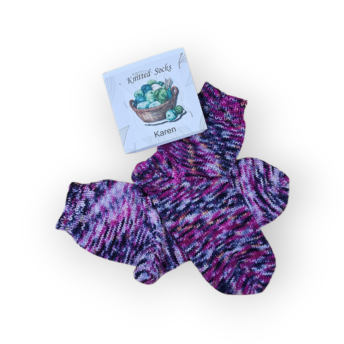 Hand Knitted Socks S306