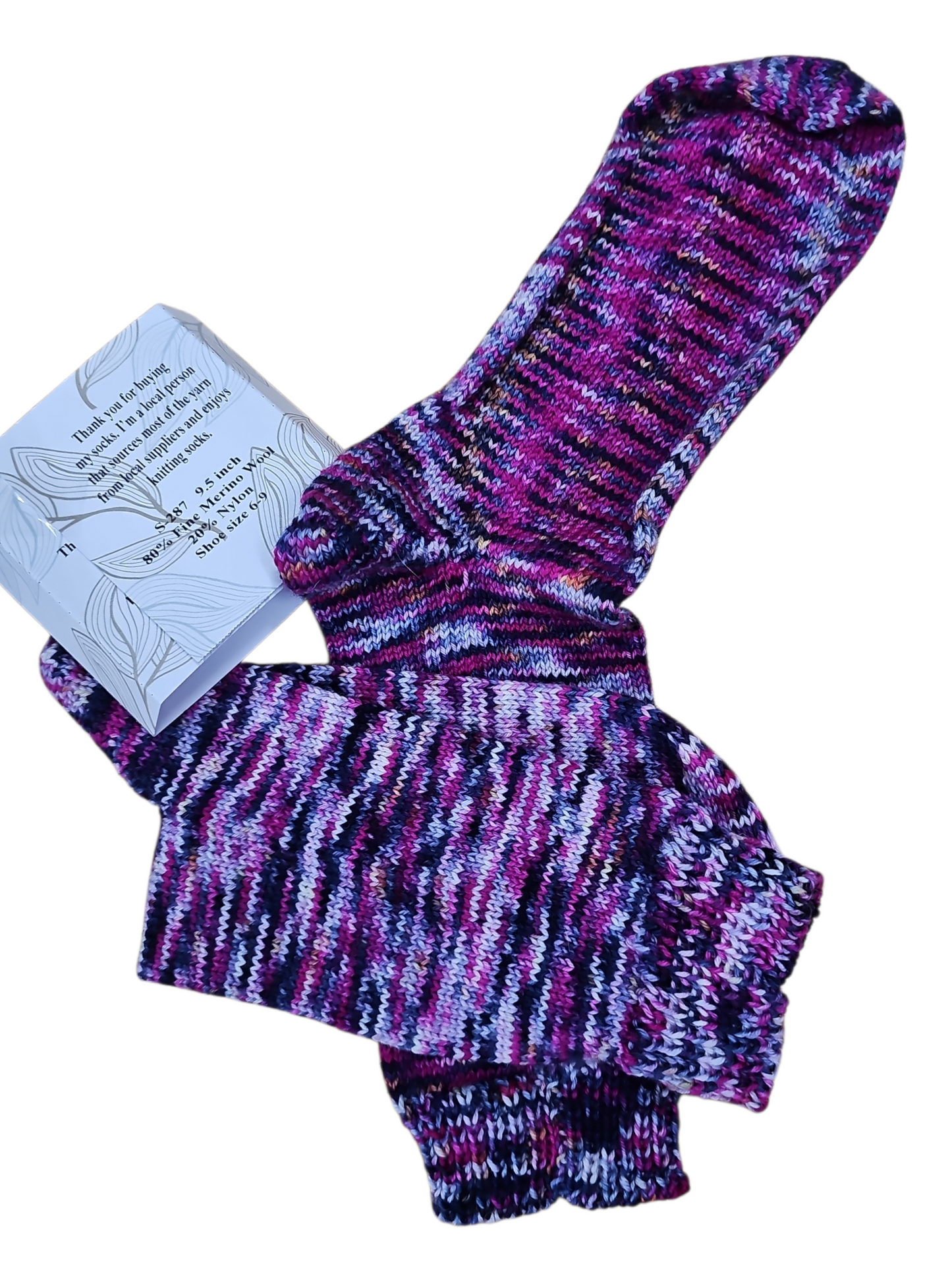 Hand Knitted Socks S287