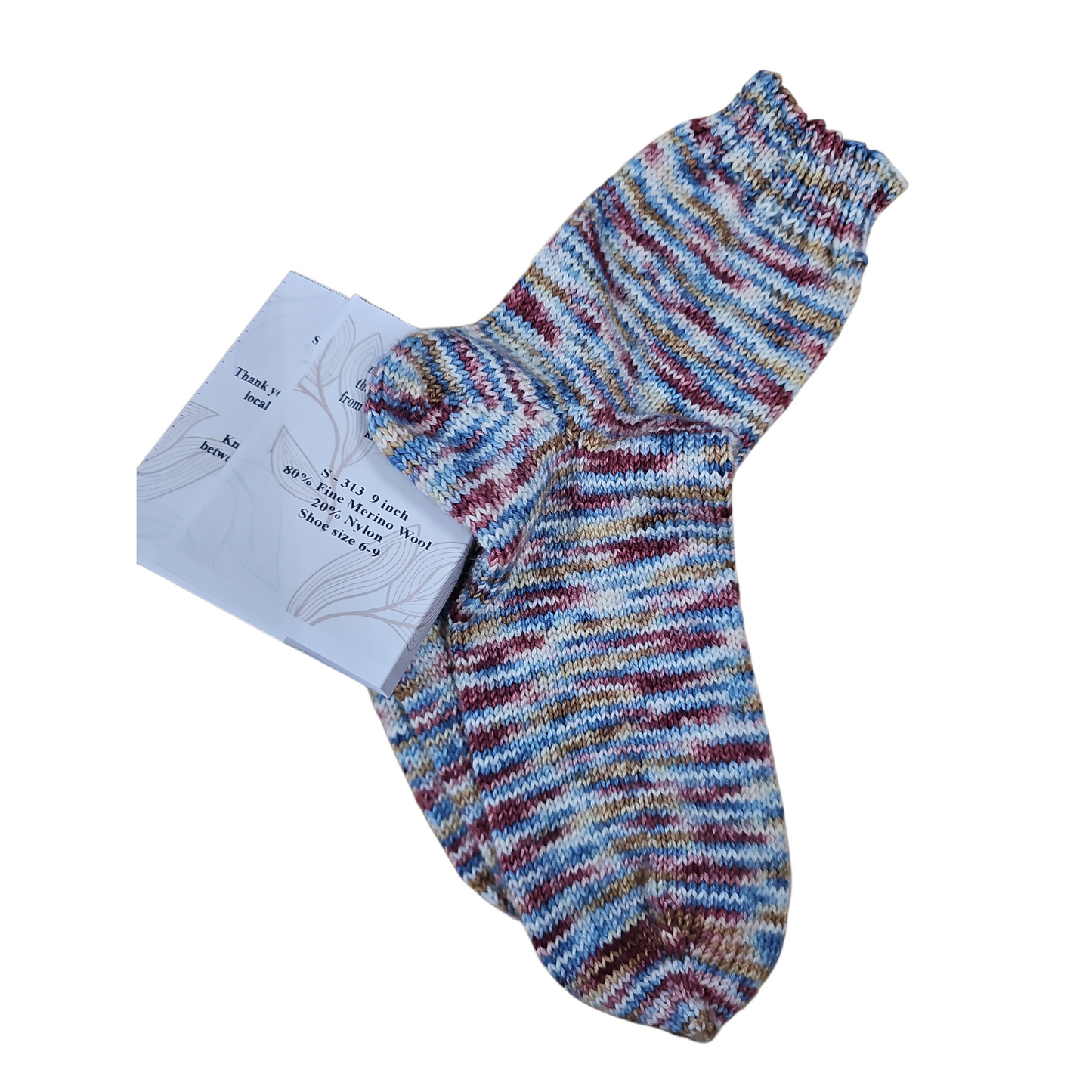 Hand Knitted Socks S286