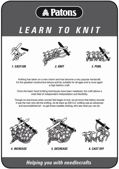 0012 - Patons - Learn to Knit