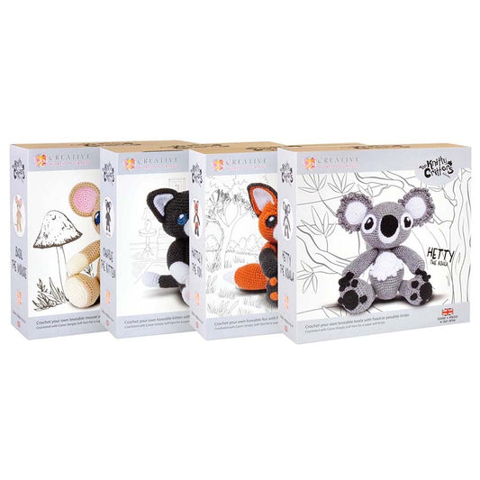THE KNITTY CRITTERS COLLECTION CROCHET KITS