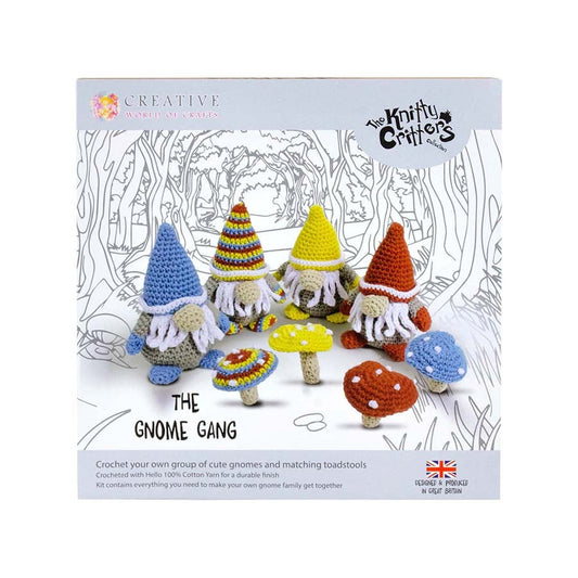THE KNITTY CRITTERS COLLECTION CROCHET KIT - The Gnome Gang
