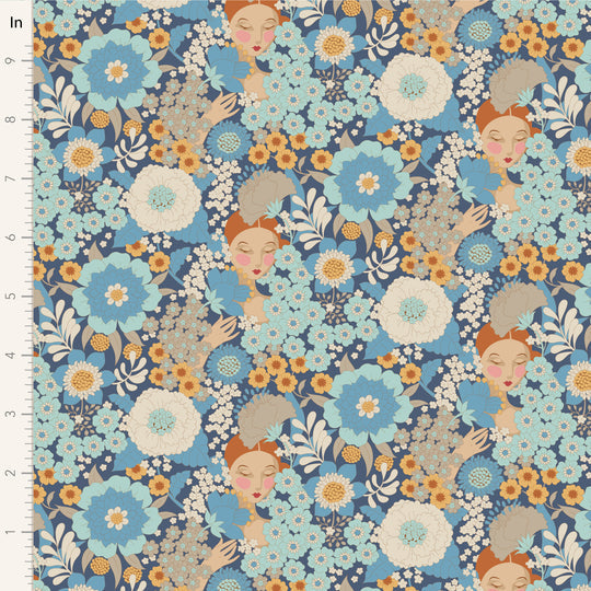 Tilda's world - Wallflower - Wallflower Blue - #100607