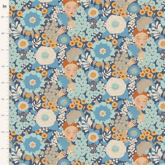 Tilda's world - Wallflower - Wallflower Blue - #100607