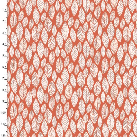 3 Wishes Fabric - Summer Skies - Coral - #12263