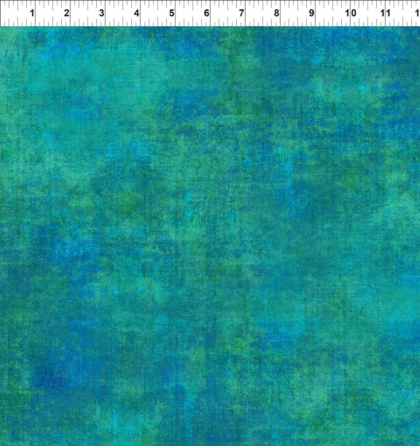 In The Beginning Fabrics - Halcyon - Teal - #12HN5