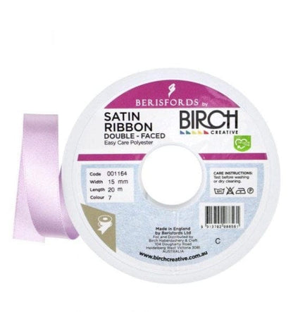RIBBON POLY SATIN DOUBLE SIDED 15MM