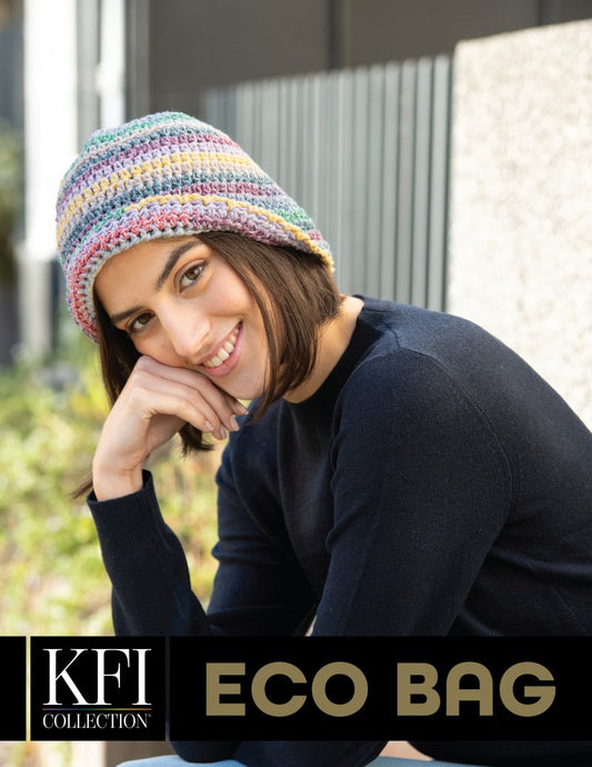 Bride Crochet Hat KFI collection ECO BAG Yarn