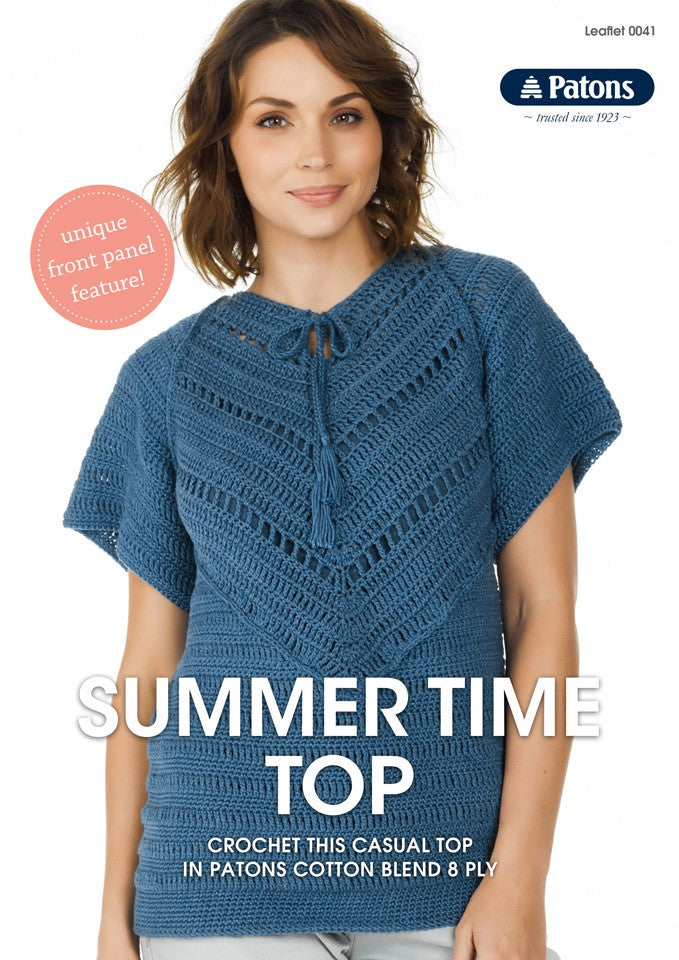 0041 - Patons - Summer Time Top – Miss Millys My Time