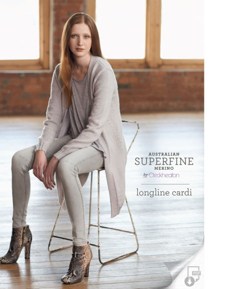 411 - Cleckheaton Longline Cardi