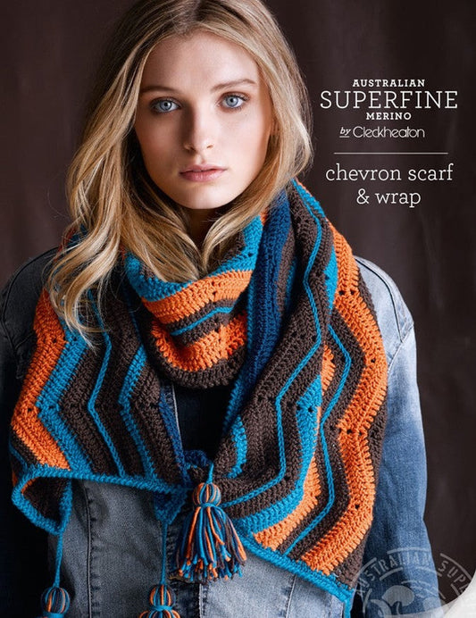 Cleckheaton - Chevron Scarf & Wrap - 483