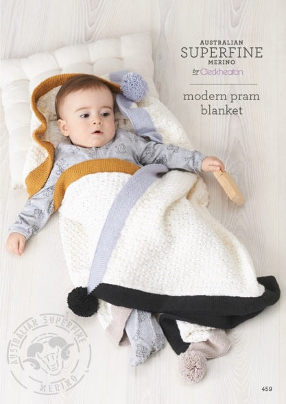 Cleckheaton - Modern Pram Blanket - 459