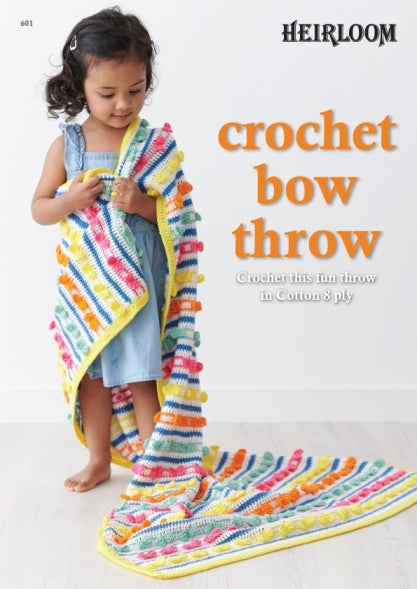 601 - Heirloom - Crochet Bow Throw