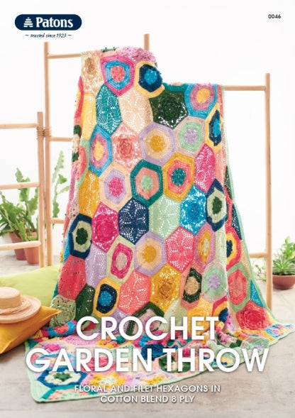 0046 - Patons Crochet Garden Throw