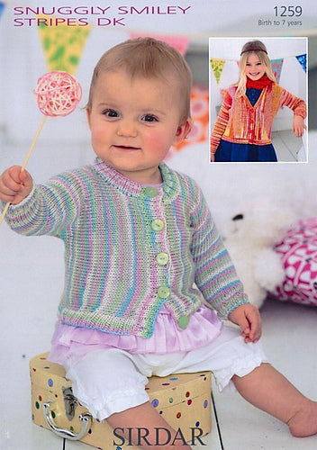 Sirdar - Snuggly Smiley Stripes DK - 1259