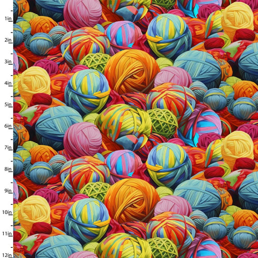 3 Wishes Fabric - Purrfectly Playful - Kaleidoscope Knit
