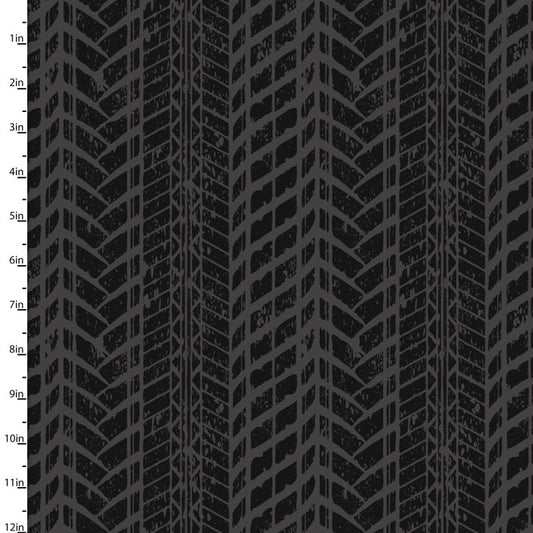 3 Wishes Fabric - Mash The Throttle - Treadmarks