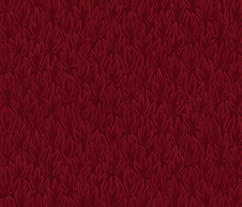 Stof fabric - Colourflow - Red Leaves - #4500-977