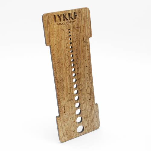 Lykke - Wood Needle Sizer & Gauge Tool