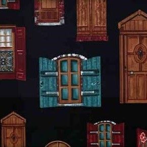 Michael Miller Fabrics - Bricks and Windows - #4248