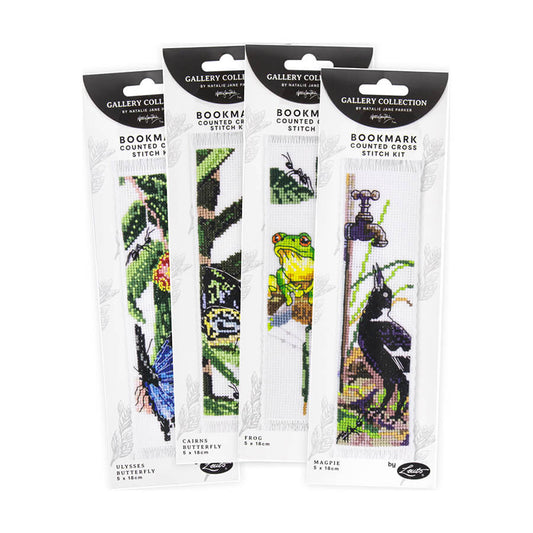 Natalie Jane Parker Counted Cross Stitch Bookmark Kits