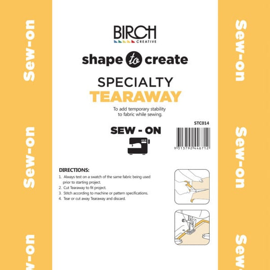 SHAPE TO CREATE - Backing - Tearaway