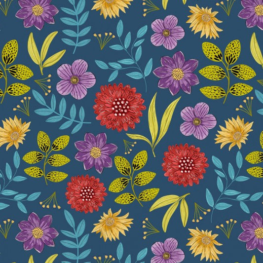 Nutex - Vintage Florals - Midnight Florals - 81430-2