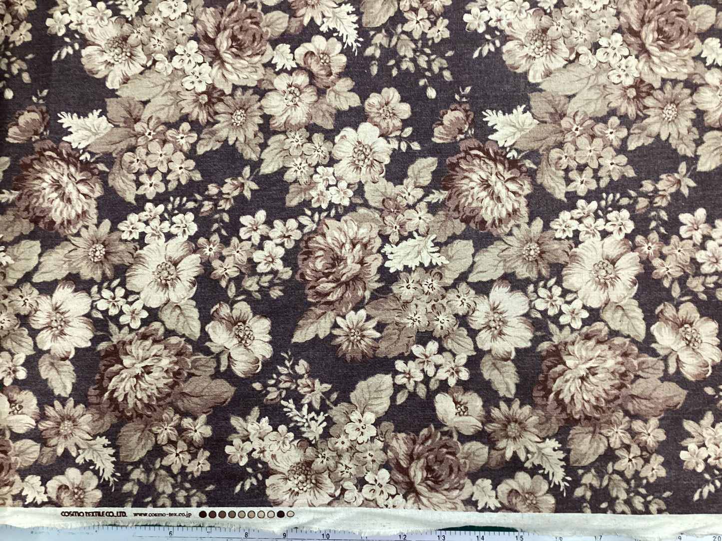 Cosmo Textile - Linen Vintage Flowers