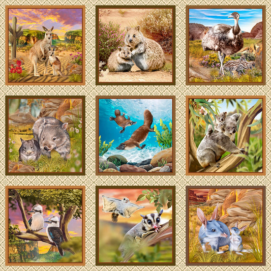 KK Fabrics -Outback Magic Patchwork #40358 - Milvale Design Studio
