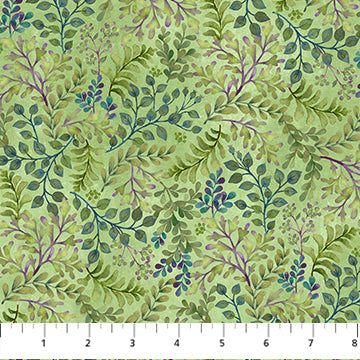 Northcott - Nightshade - Green #27732-74