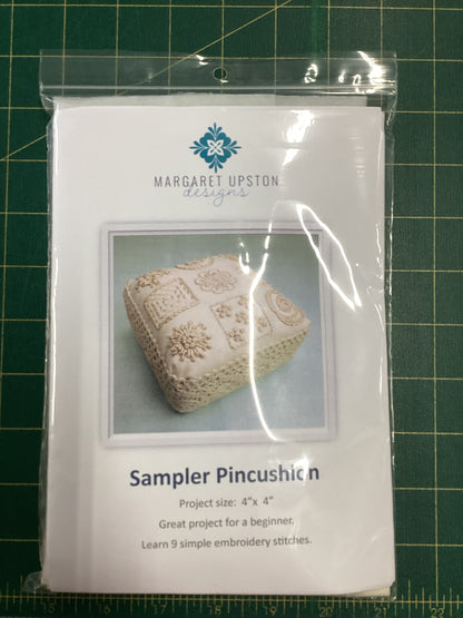 Sampler Pincushion Kit- By Margaret Upston