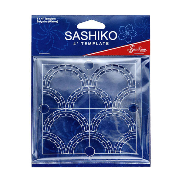 SASHIKO TEMPLATE 4 IN' WAVES
