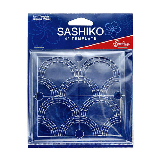 SASHIKO TEMPLATE 4 IN' WAVES