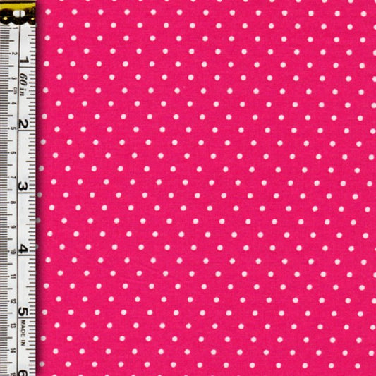 Fern Textiles - Mini Dots - Pink