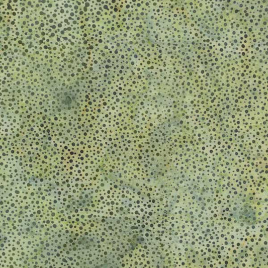 Hoffman Fabrics - Bali Dots - Grasshopper - #885-202