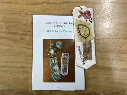 Slow Stitching - Bookmark Kit