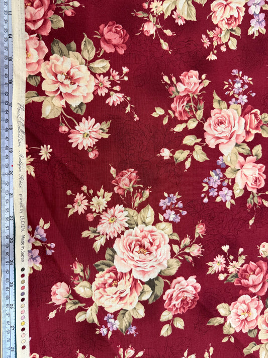Lecien - Floral Collection - Antique Rose - #7226R